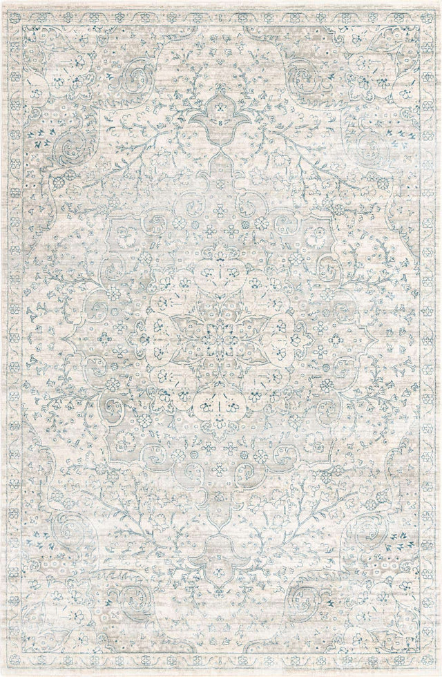 Gray 6' x 9' 2 Newport Rectangle Area Rug 100% Polypropylene Traditional Distressed Classic Contemporary Carpet for Home Decor for Sale at Rug Engine