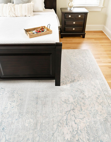 Gray 3' 3 x 5' 3 Newport Rectangle Area Rug 100% Polypropylene Traditional Distressed Classic Contemporary Carpet for Home Decor for Sale at Rug Engine