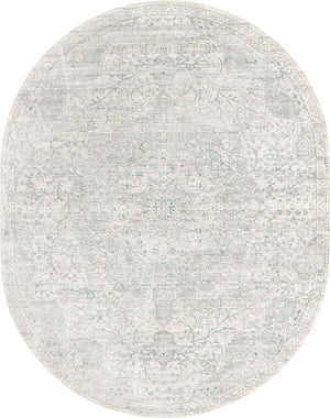 Gray 7' 10 x 10' 2 Newport Oval Area Rug 100% Polypropylene Traditional Distressed Classic Contemporary Carpet for Home Decor for Sale at Rug Engine