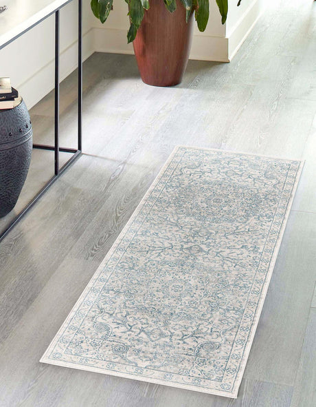 Gray 2' x 3' 11 Newport Runner Area Rug 100% Polypropylene Traditional Distressed Classic Contemporary Carpet for Home Decor for Sale at Rug Engine