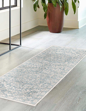 Gray 2' x 3' 11 Newport Runner Area Rug 100% Polypropylene Traditional Distressed Classic Contemporary Carpet for Home Decor for Sale at Rug Engine