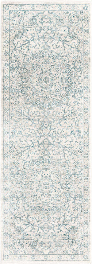 Gray 2' x 5' 11 Newport Runner Area Rug 100% Polypropylene Traditional Distressed Classic Contemporary Carpet for Home Decor for Sale at Rug Engine