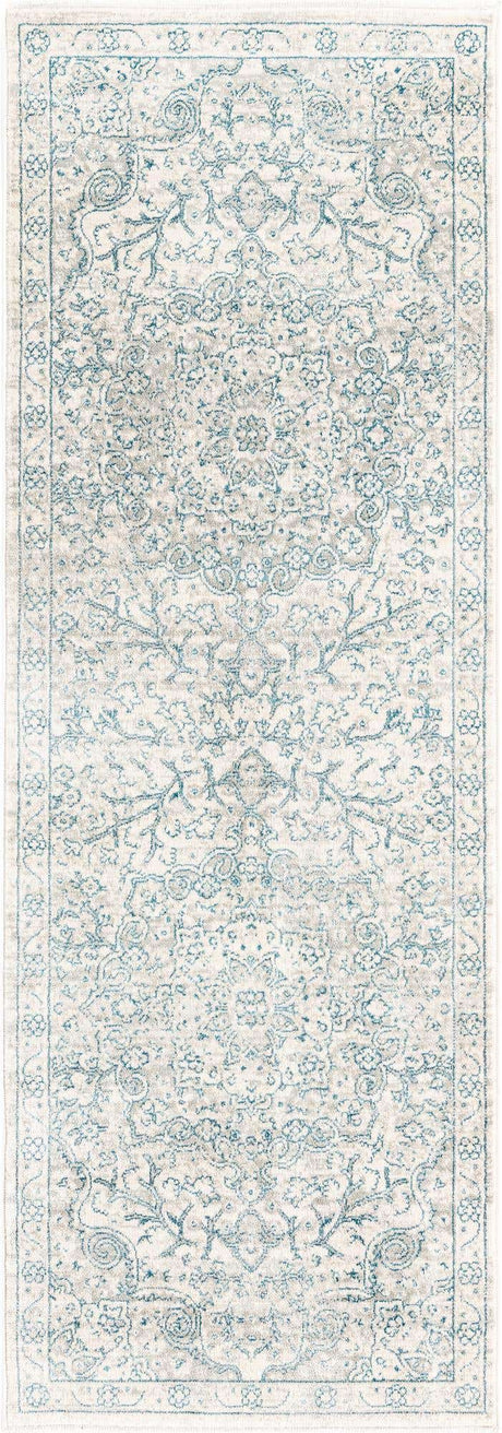 Gray 2' x 5' 11 Newport Runner Area Rug 100% Polypropylene Traditional Distressed Classic Contemporary Carpet for Home Decor for Sale at Rug Engine