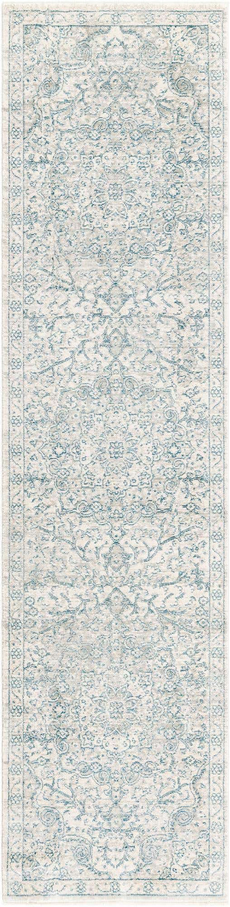 Gray 2' x 8' Newport Runner Area Rug 100% Polypropylene Traditional Distressed Classic Contemporary Carpet for Home Decor for Sale at Rug Engine