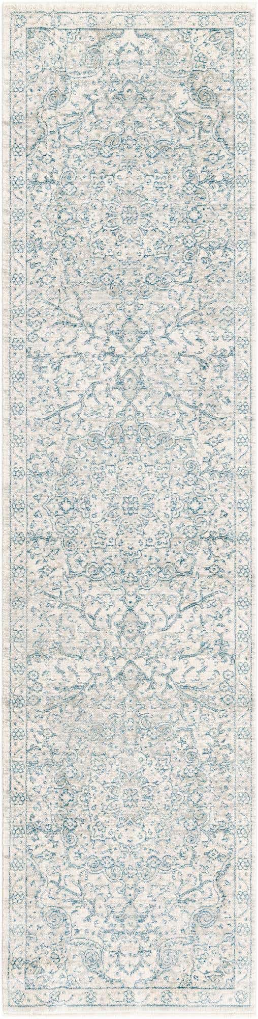 Gray 2' x 8' Newport Runner Area Rug 100% Polypropylene Traditional Distressed Classic Contemporary Carpet for Home Decor for Sale at Rug Engine