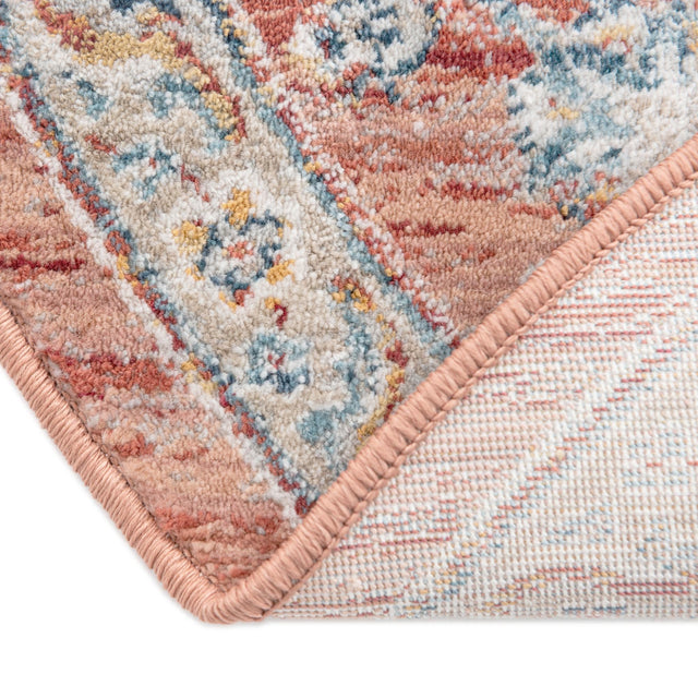 Red 5' 3 x 8' Newport Oval Area Rug 100% Polypropylene Traditional Distressed Classic Contemporary Carpet for Home Decor for Sale at Rug Engine