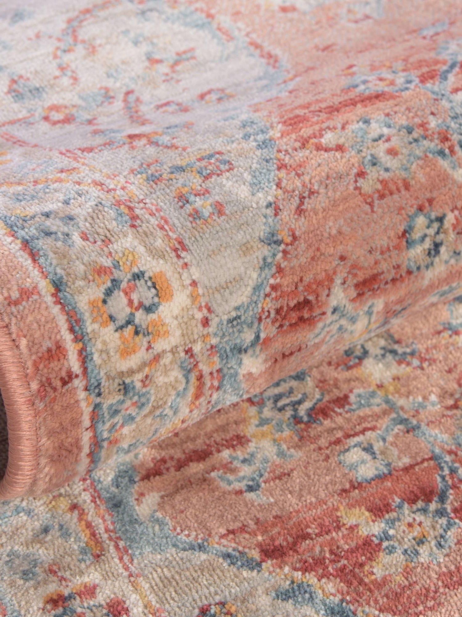Red 7' x 7' Newport Octagon Area Rug 100% Polypropylene Traditional Distressed Classic Contemporary Carpet for Home Decor for Sale at Rug Engine