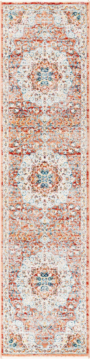 Red 2' x 8' Newport Runner Area Rug 100% Polypropylene Traditional Distressed Classic Contemporary Carpet for Home Decor for Sale at Rug Engine