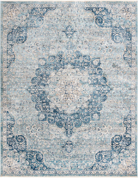 Navy Blue 7' 10 x 10' 2 Newport Rectangle Area Rug 100% Polypropylene Traditional Distressed Classic Contemporary Carpet for Home Decor for Sale at Rug Engine