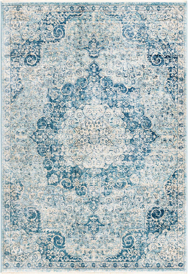 Navy Blue 4' x 5' 11 Newport Rectangle Area Rug 100% Polypropylene Traditional Distressed Classic Contemporary Carpet for Home Decor for Sale at Rug Engine