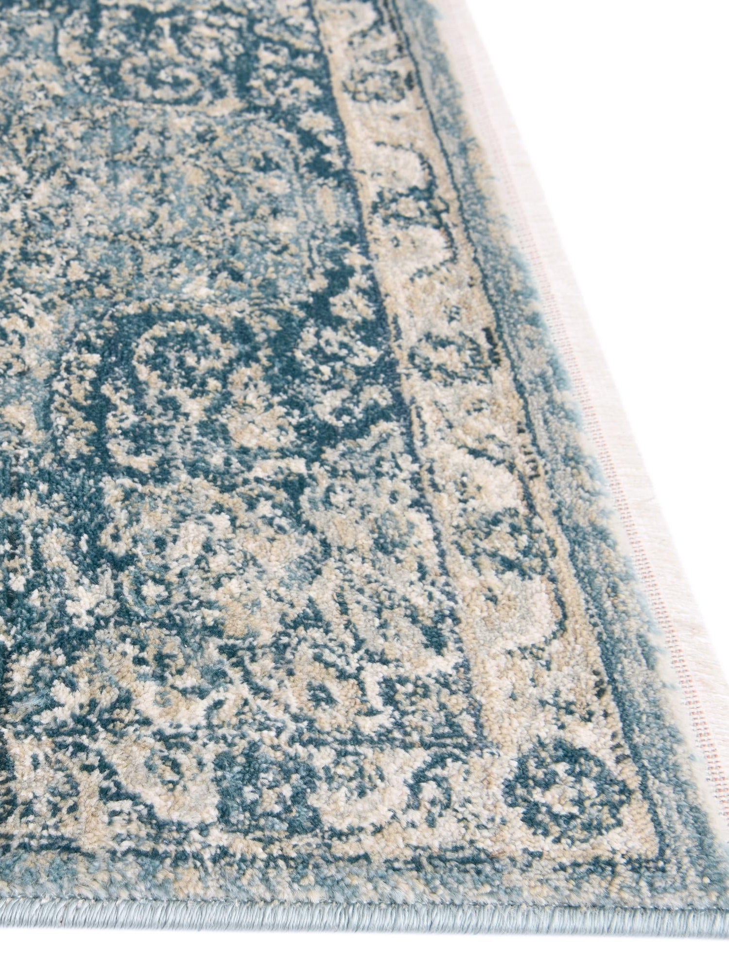 Navy Blue 4' x 4' Newport Octagon Area Rug 100% Polypropylene Traditional Distressed Classic Contemporary Carpet for Home Decor for Sale at Rug Engine