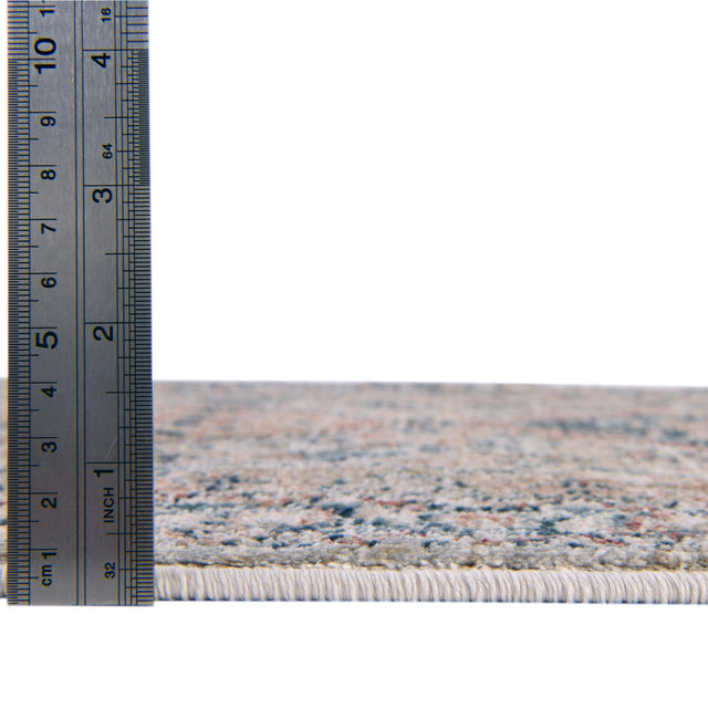 Multicolor 10' 2 x 10' 2 Newport Square Area Rug 100% Polypropylene Traditional Distressed Classic Contemporary Carpet for Home Decor for Sale at Rug Engine