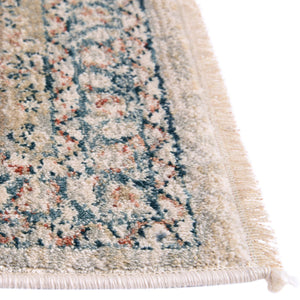 Multicolor 10' 2 x 10' 2 Newport Square Area Rug 100% Polypropylene Traditional Distressed Classic Contemporary Carpet for Home Decor for Sale at Rug Engine