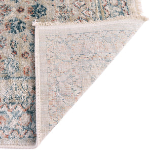 Multicolor 10' 2 x 10' 2 Newport Square Area Rug 100% Polypropylene Traditional Distressed Classic Contemporary Carpet for Home Decor for Sale at Rug Engine