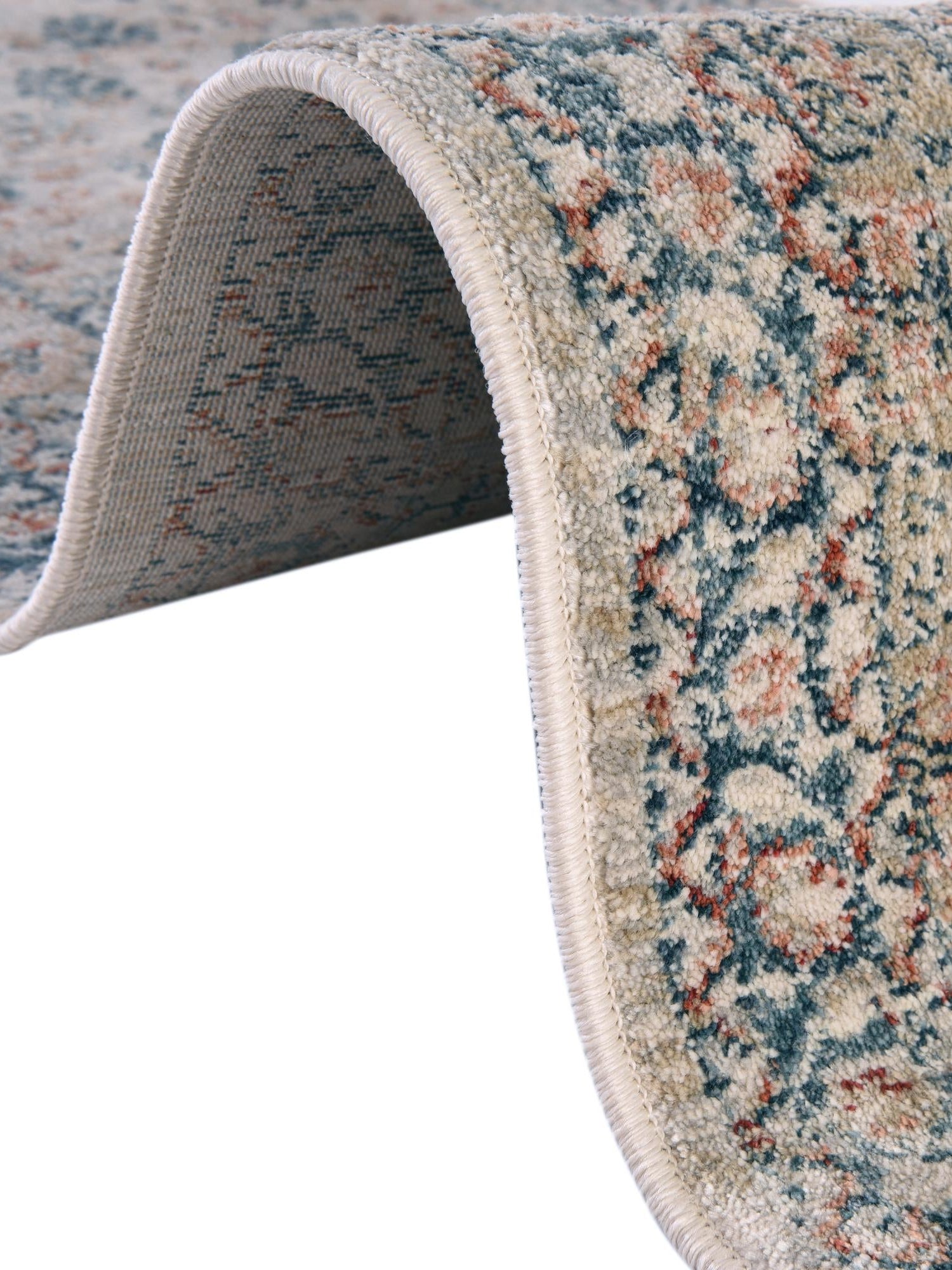Multicolor 4' 1 x 4' 1 Newport Square Area Rug 100% Polypropylene Traditional Distressed Classic Contemporary Carpet for Home Decor for Sale at Rug Engine