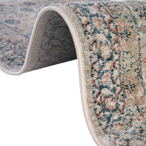 Multicolor 4' 1 x 4' 1 Newport Square Area Rug 100% Polypropylene Traditional Distressed Classic Contemporary Carpet for Home Decor for Sale at Rug Engine