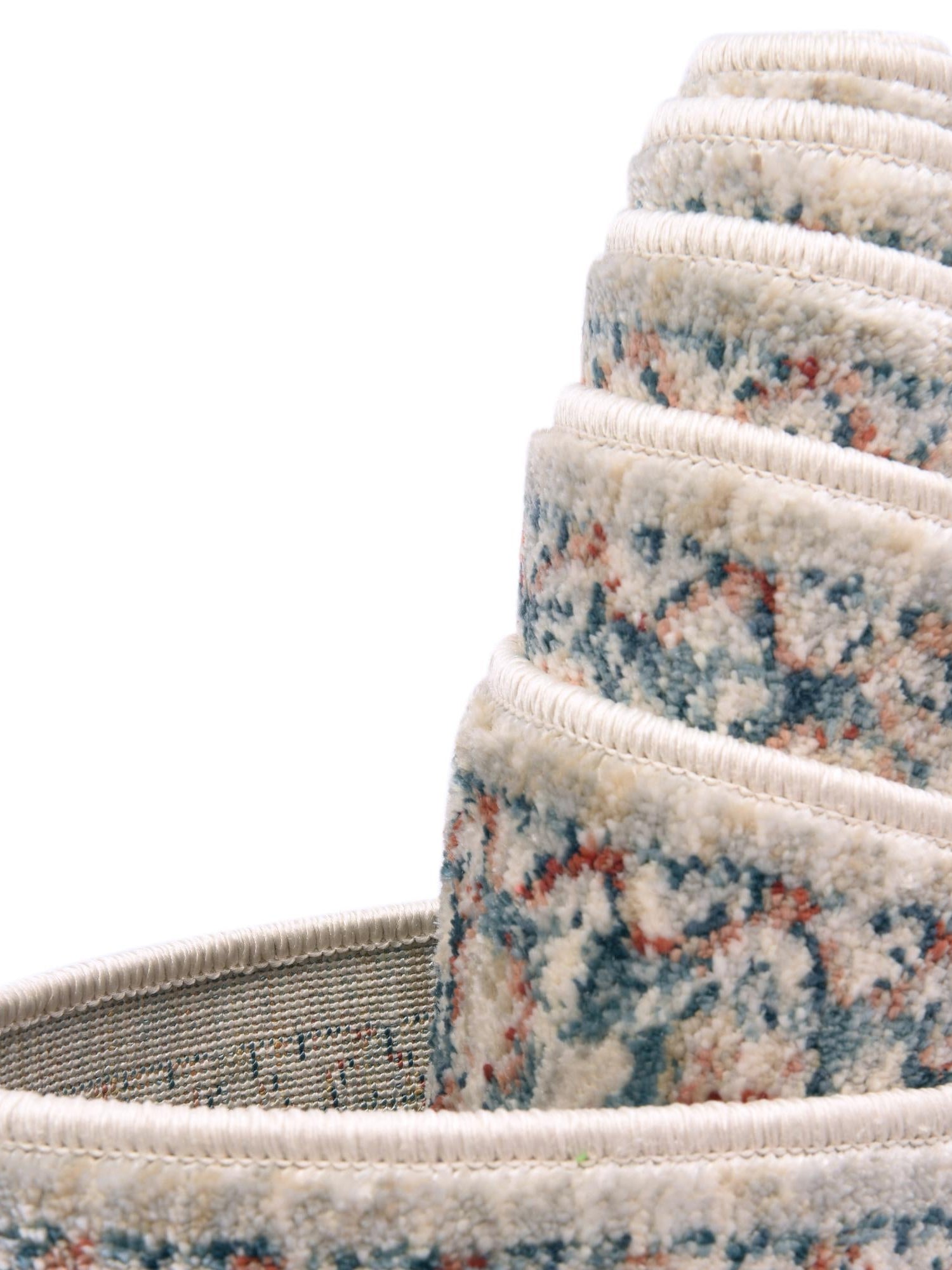 Multicolor 4' 1 x 4' 1 Newport Square Area Rug 100% Polypropylene Traditional Distressed Classic Contemporary Carpet for Home Decor for Sale at Rug Engine