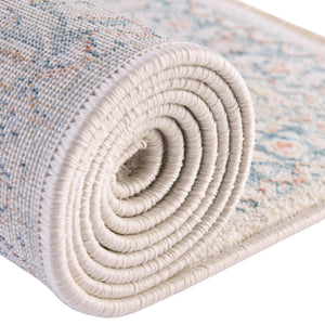 Multicolor 8' x 8' Newport Square Area Rug 100% Polypropylene Traditional Distressed Classic Contemporary Carpet for Home Decor for Sale at Rug Engine