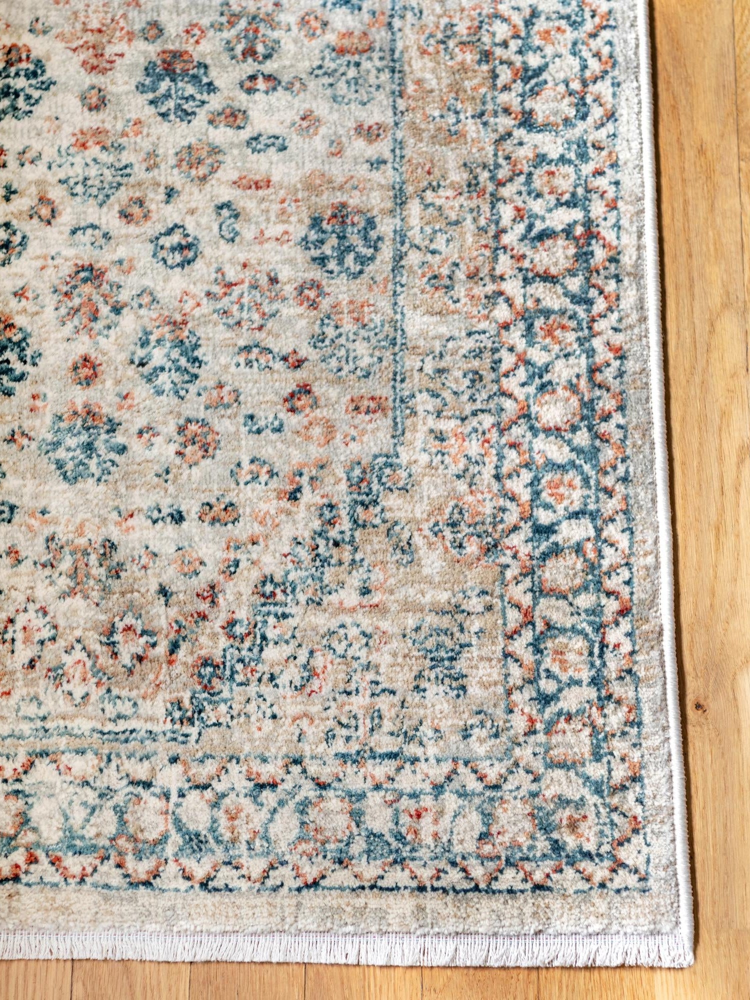 Multicolor 2' 7 x 10' 2 Newport Runner Area Rug 100% Polypropylene Traditional Distressed Classic Contemporary Carpet for Home Decor for Sale at Rug Engine