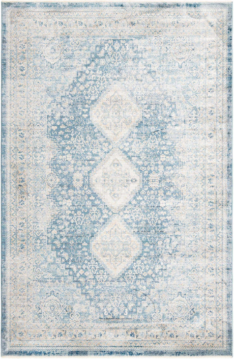 Navy Blue 6' x 9' 2 Newport Rectangle Area Rug 100% Polypropylene Traditional Distressed Classic Contemporary Carpet for Home Decor for Sale at Rug Engine