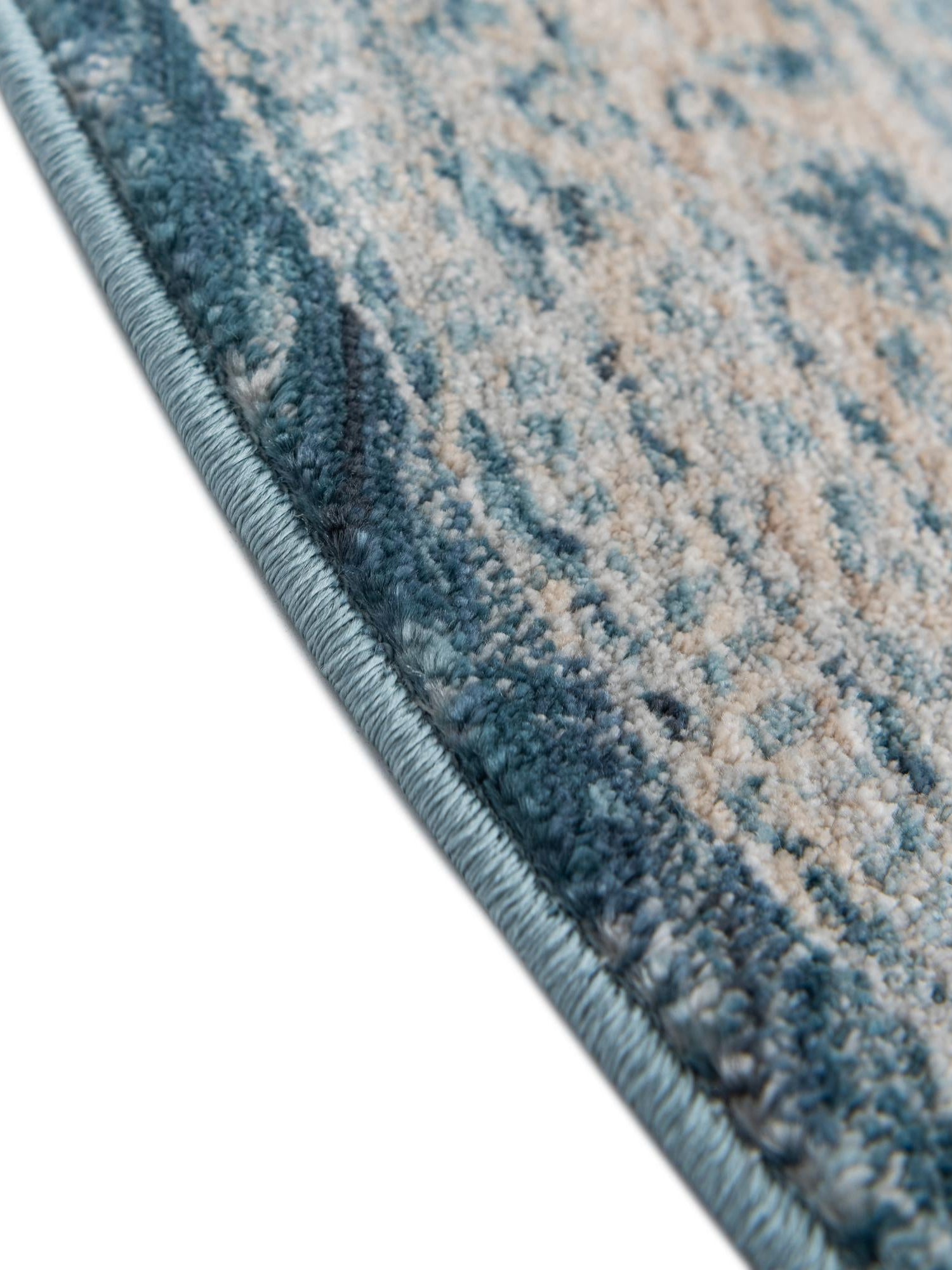 Navy Blue 5' 3 x 5' 3 Newport Round Area Rug 100% Polypropylene Traditional Distressed Classic Contemporary Carpet for Home Decor for Sale at Rug Engine