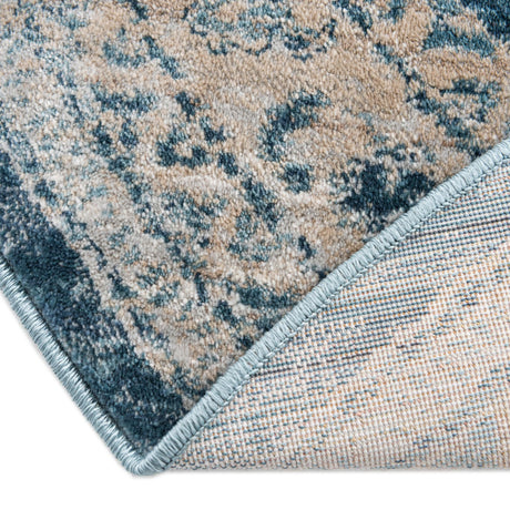 Navy Blue 5' 3 x 8' Newport Oval Area Rug 100% Polypropylene Traditional Distressed Classic Contemporary Carpet for Home Decor for Sale at Rug Engine