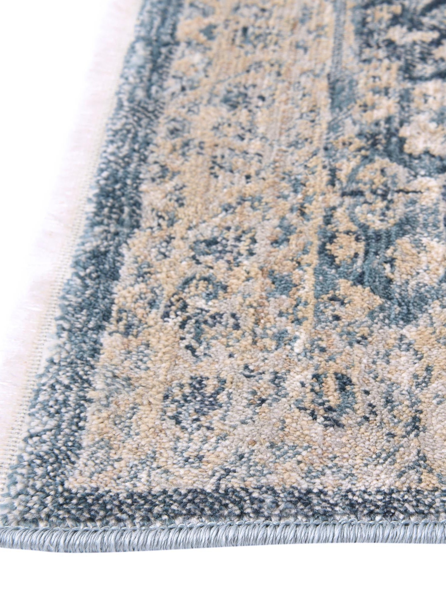Navy Blue 4' x 4' Newport Octagon Area Rug 100% Polypropylene Traditional Distressed Classic Contemporary Carpet for Home Decor for Sale at Rug Engine