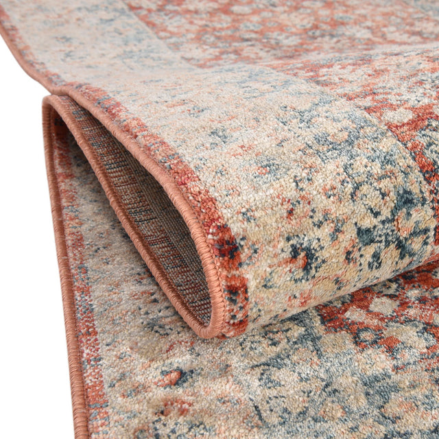 Red 7' 10 x 10' 2 Newport Rectangle Area Rug 100% Polypropylene Traditional Distressed Classic Contemporary Carpet for Home Decor for Sale at Rug Engine