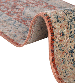 Red 7' 10 x 10' 2 Newport Rectangle Area Rug 100% Polypropylene Traditional Distressed Classic Contemporary Carpet for Home Decor for Sale at Rug Engine