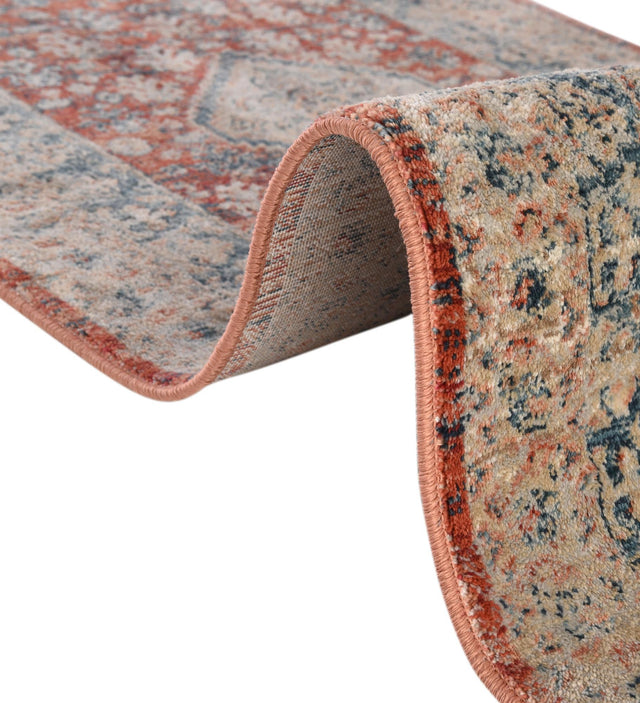 Red 7' 10 x 10' 2 Newport Rectangle Area Rug 100% Polypropylene Traditional Distressed Classic Contemporary Carpet for Home Decor for Sale at Rug Engine