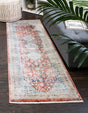 Red 2' x 3' 11 Newport Runner Area Rug 100% Polypropylene Traditional Distressed Classic Contemporary Carpet for Home Decor for Sale at Rug Engine