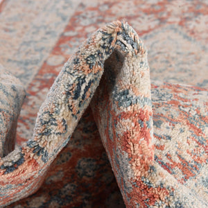 Red 2' x 3' 11 Newport Runner Area Rug 100% Polypropylene Traditional Distressed Classic Contemporary Carpet for Home Decor for Sale at Rug Engine