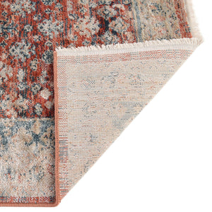 Red 2' 7 x 10' 2 Newport Runner Area Rug 100% Polypropylene Traditional Distressed Classic Contemporary Carpet for Home Decor for Sale at Rug Engine