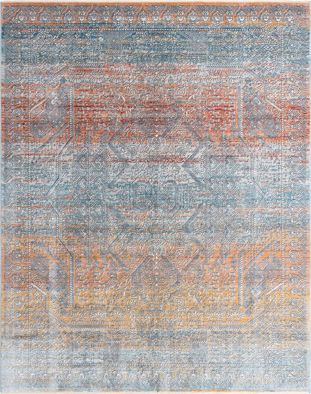 Multicolor 7' 10 x 10' 2 Newport Rectangle Area Rug 100% Polypropylene Traditional Distressed Classic Contemporary Carpet for Home Decor for Sale at Rug Engine