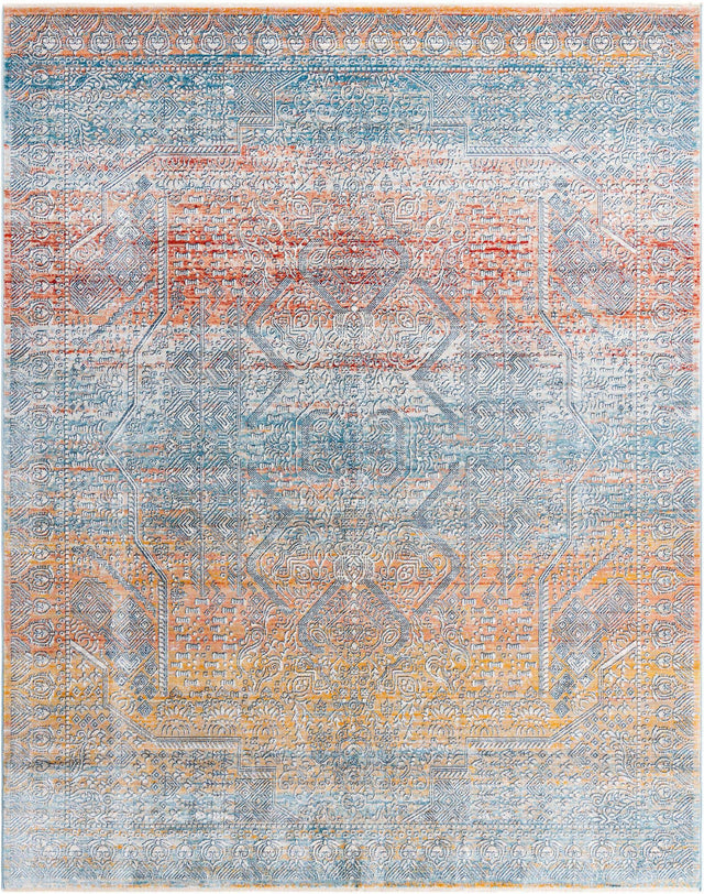 Multicolor 7' 10 x 10' 2 Newport Rectangle Area Rug 100% Polypropylene Traditional Distressed Classic Contemporary Carpet for Home Decor for Sale at Rug Engine