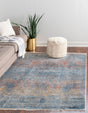 Multicolor 2' x 3' 1 Newport Rectangle Area Rug 100% Polypropylene Traditional Distressed Classic Contemporary Carpet for Home Decor for Sale at Rug Engine