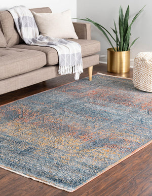 Multicolor 2' x 3' 1 Newport Rectangle Area Rug 100% Polypropylene Traditional Distressed Classic Contemporary Carpet for Home Decor for Sale at Rug Engine