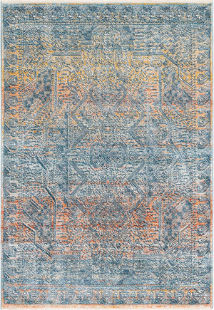 Multicolor 4' x 5' 11 Newport Rectangle Area Rug 100% Polypropylene Traditional Distressed Classic Contemporary Carpet for Home Decor for Sale at Rug Engine