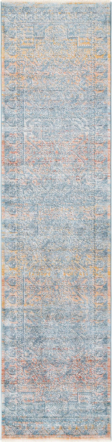 Multicolor 2' x 8' Newport Runner Area Rug 100% Polypropylene Traditional Distressed Classic Contemporary Carpet for Home Decor for Sale at Rug Engine