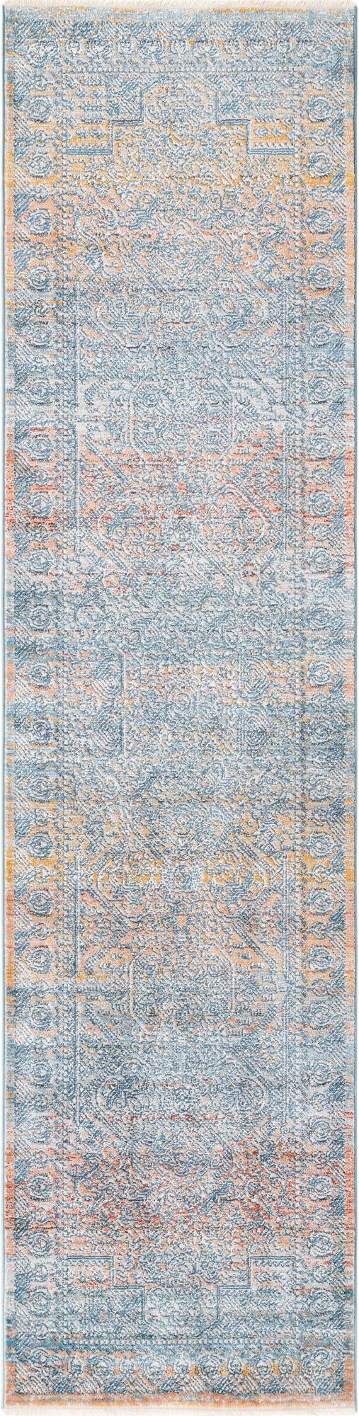 Multicolor 2' x 8' Newport Runner Area Rug 100% Polypropylene Traditional Distressed Classic Contemporary Carpet for Home Decor for Sale at Rug Engine