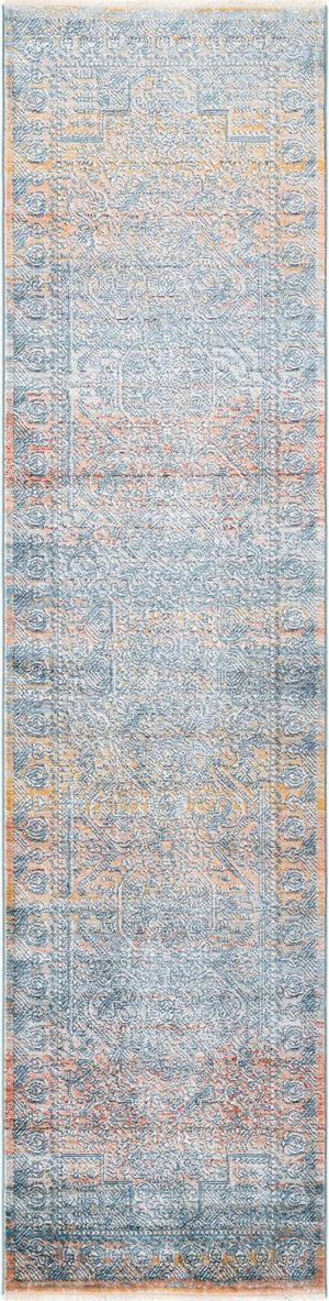 Multicolor 2' x 8' Newport Runner Area Rug 100% Polypropylene Traditional Distressed Classic Contemporary Carpet for Home Decor for Sale at Rug Engine
