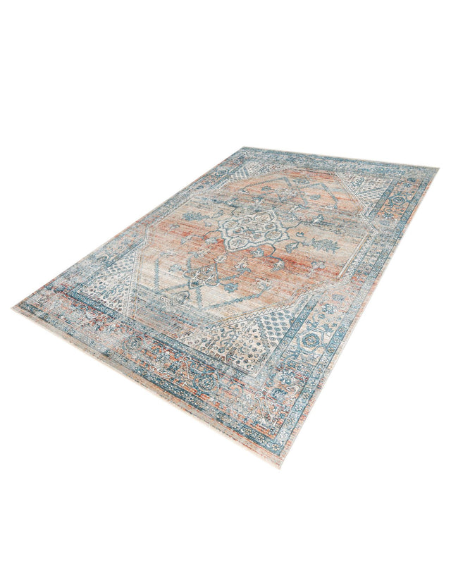 Multicolor 7' 10 x 10' 2 Newport Rectangle Area Rug 100% Polypropylene Traditional Distressed Classic Contemporary Carpet for Home Decor for Sale at Rug Engine