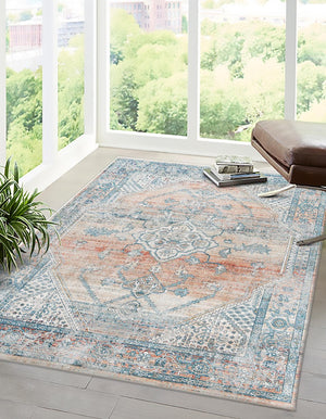 Multicolor 2' x 3' 1 Newport Rectangle Area Rug 100% Polypropylene Traditional Distressed Classic Contemporary Carpet for Home Decor for Sale at Rug Engine