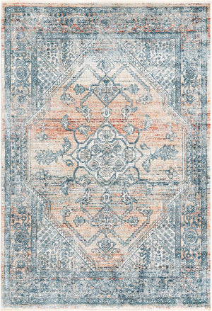 Multicolor 4' x 5' 11 Newport Rectangle Area Rug 100% Polypropylene Traditional Distressed Classic Contemporary Carpet for Home Decor for Sale at Rug Engine
