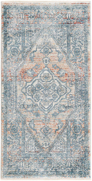Multicolor 2' x 3' 11 Newport Runner Area Rug 100% Polypropylene Traditional Distressed Classic Contemporary Carpet for Home Decor for Sale at Rug Engine