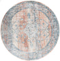 Multicolor 10' 2 x 10' 2 Newport Round Area Rug 100% Polypropylene Traditional Distressed Classic Contemporary Carpet for Home Decor for Sale at Rug Engine