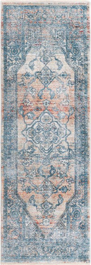 Multicolor 2' x 5' 11 Newport Runner Area Rug 100% Polypropylene Traditional Distressed Classic Contemporary Carpet for Home Decor for Sale at Rug Engine