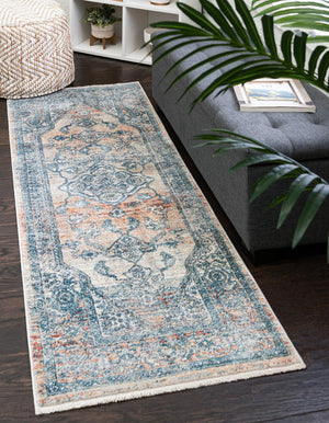 Multicolor 2' x 3' 11 Newport Runner Area Rug 100% Polypropylene Traditional Distressed Classic Contemporary Carpet for Home Decor for Sale at Rug Engine