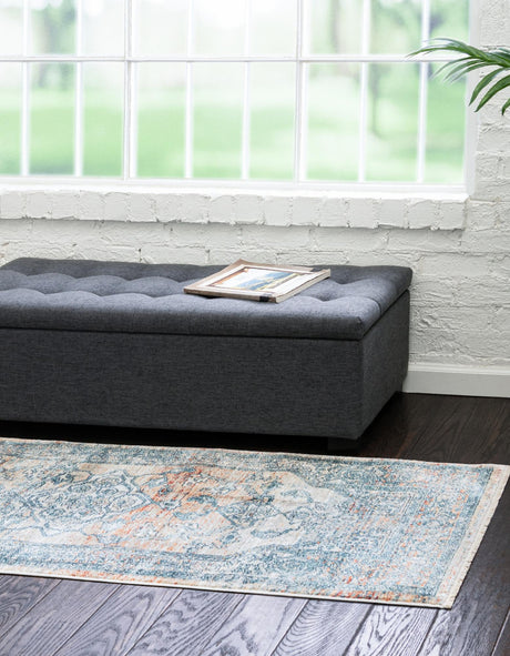 Multicolor 2' x 8' Newport Runner Area Rug 100% Polypropylene Traditional Distressed Classic Contemporary Carpet for Home Decor for Sale at Rug Engine