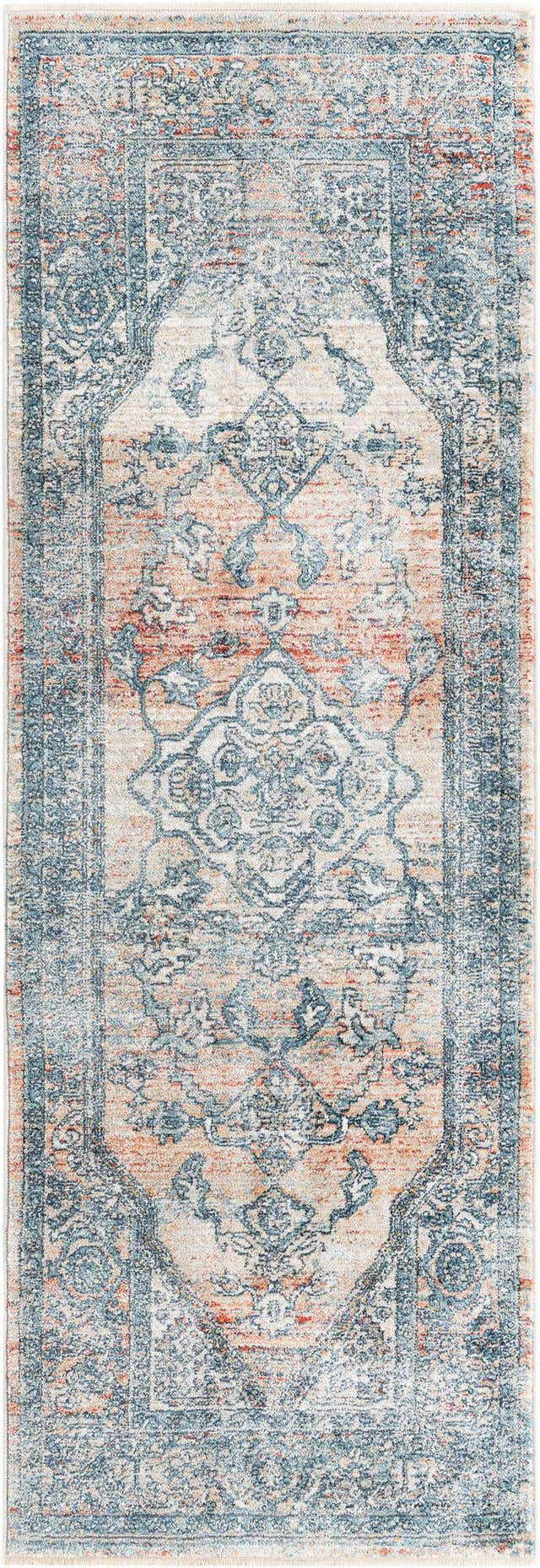 Multicolor 2' x 5' 11 Newport Runner Area Rug 100% Polypropylene Traditional Distressed Classic Contemporary Carpet for Home Decor for Sale at Rug Engine